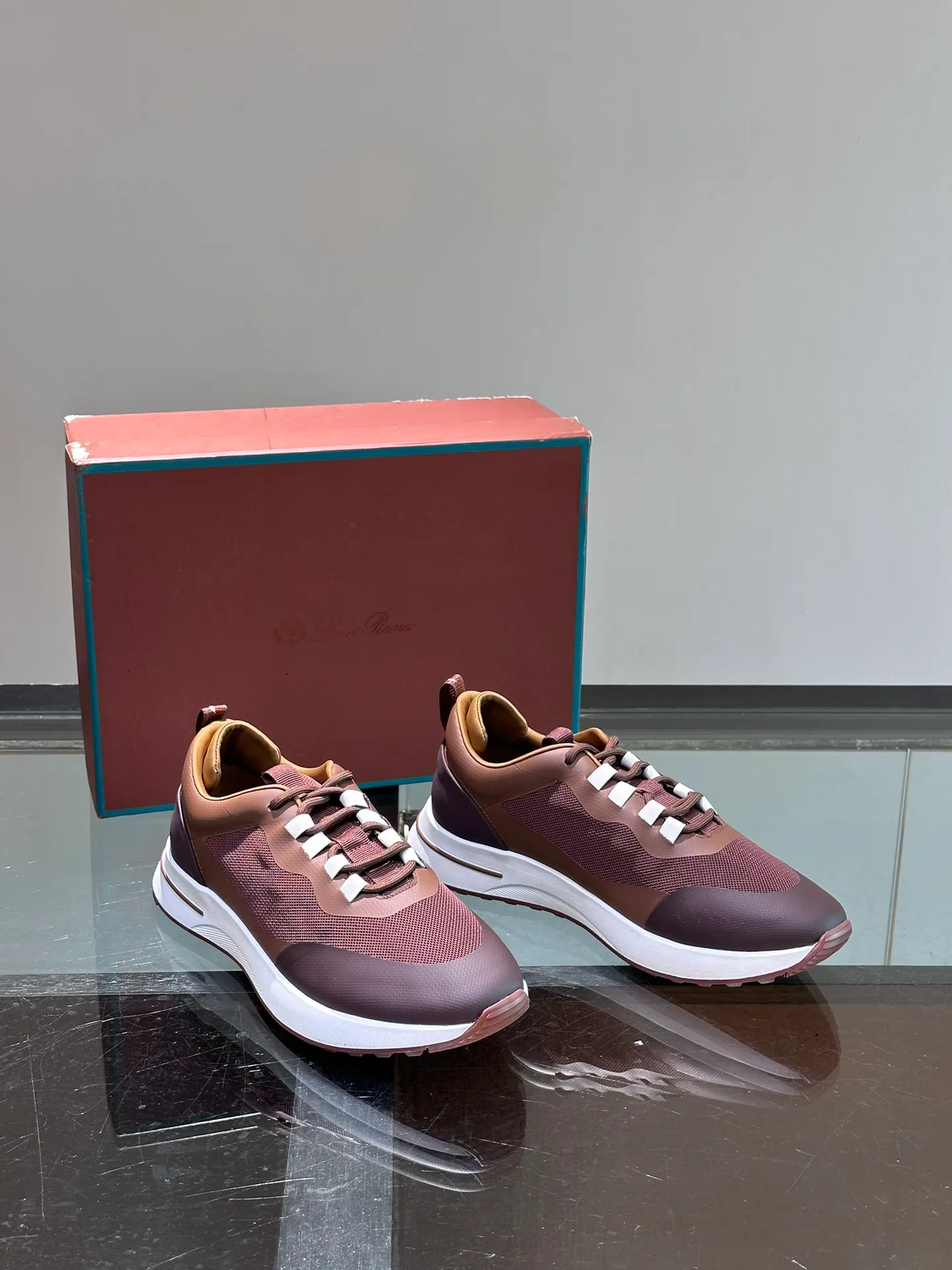 Men's Men's Shoes 💰p560 "Loro Men's Shoes 💰piana" niche Loro classic jogging shoes, men's lace-up casual shoes and sneakers, high-quality lightweight and comfortable fabrics, suitable for outdoor leisure, the color scheme is young and energetic, and it looks great with sportswear or casual suits! Size: 39-45 (46 customized)